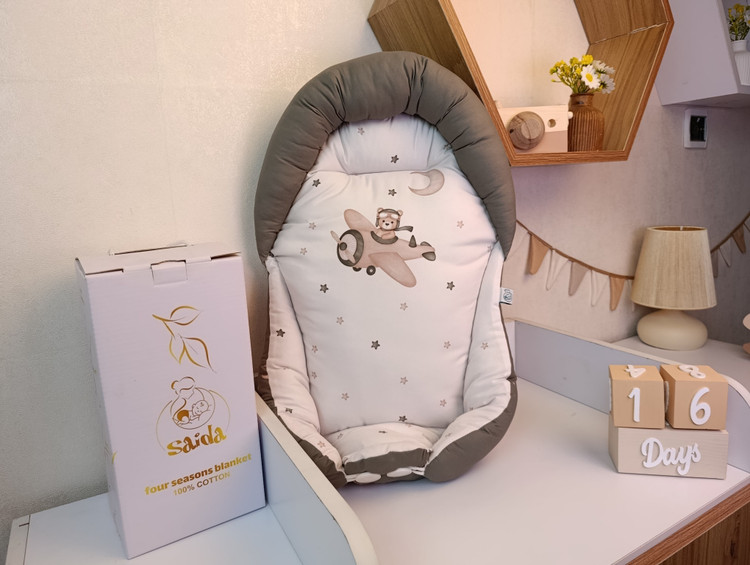 آغوشی (قنداق سوئیسی) طرح خرس و هواپیما