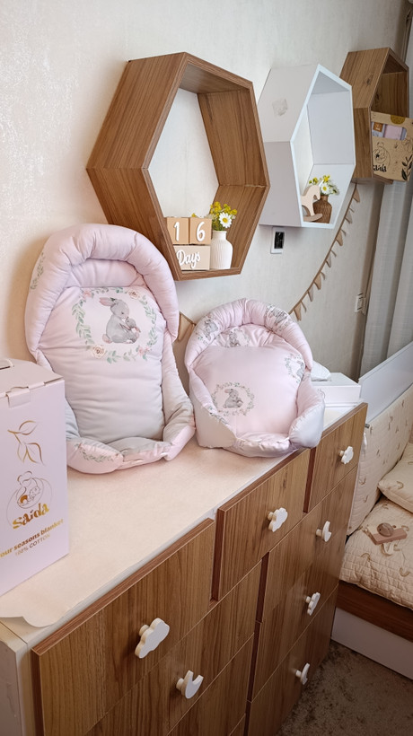 آغوشی (قنداق سوئیسی) طرح خرگوش و مادر