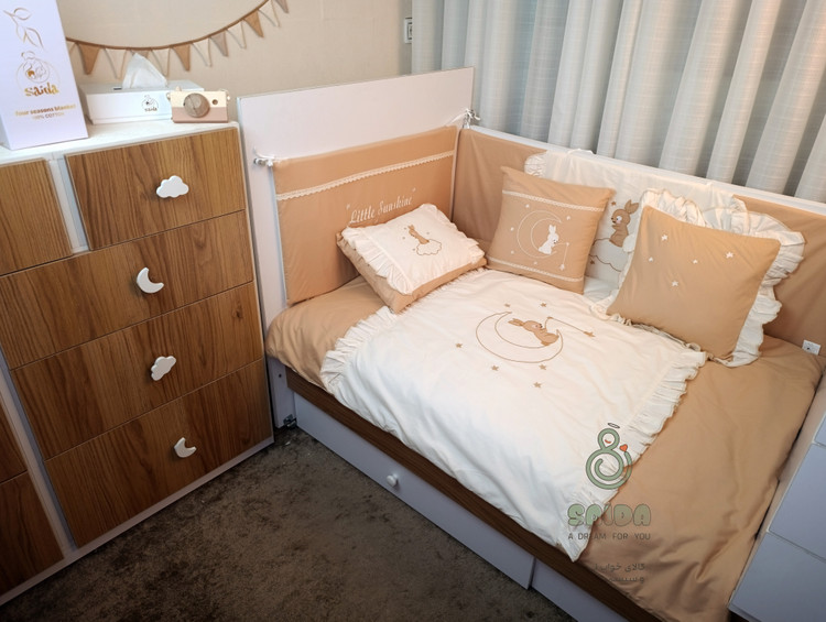سرویس روتختی نوزادی گلدوزی طرح خرگوش
