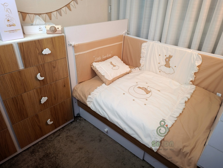 سرویس روتختی نوزادی گلدوزی طرح خرگوش