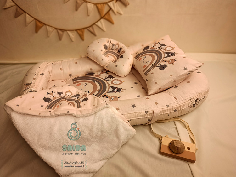 تشک گارددار نوزاد(غلط گیر) طرح حیوانات