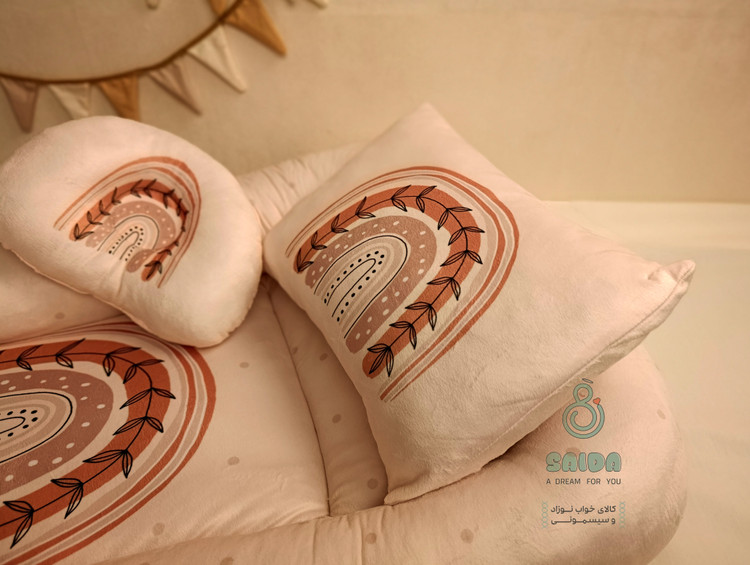 تشک گارددار نوزاد(غلط گیر) طرح گندم