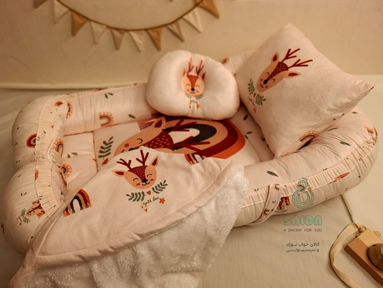 تشک گارددار نوزاد(غلط گیر) طرح گوزن
