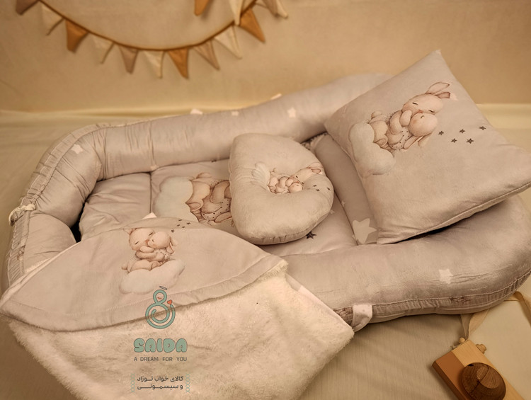 تشک گارددار نوزاد(غلط گیر) طرح خرگوش
