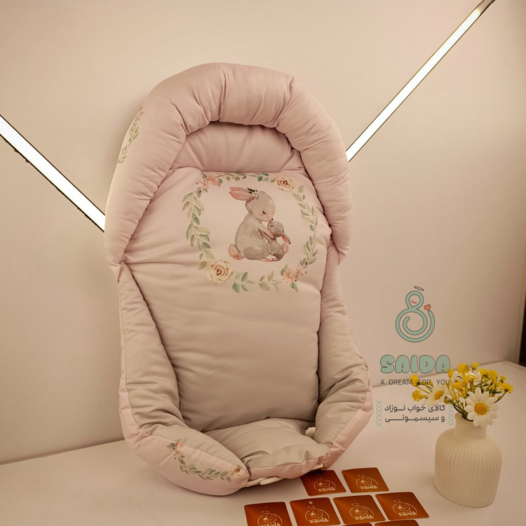 آغوشی (قنداق سوئیسی) طرح خرگوش و مادر