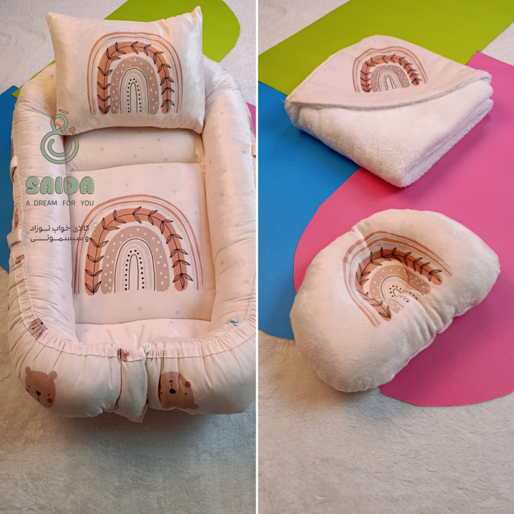 تشک گارددار نوزاد(غلط گیر) طرح گندم