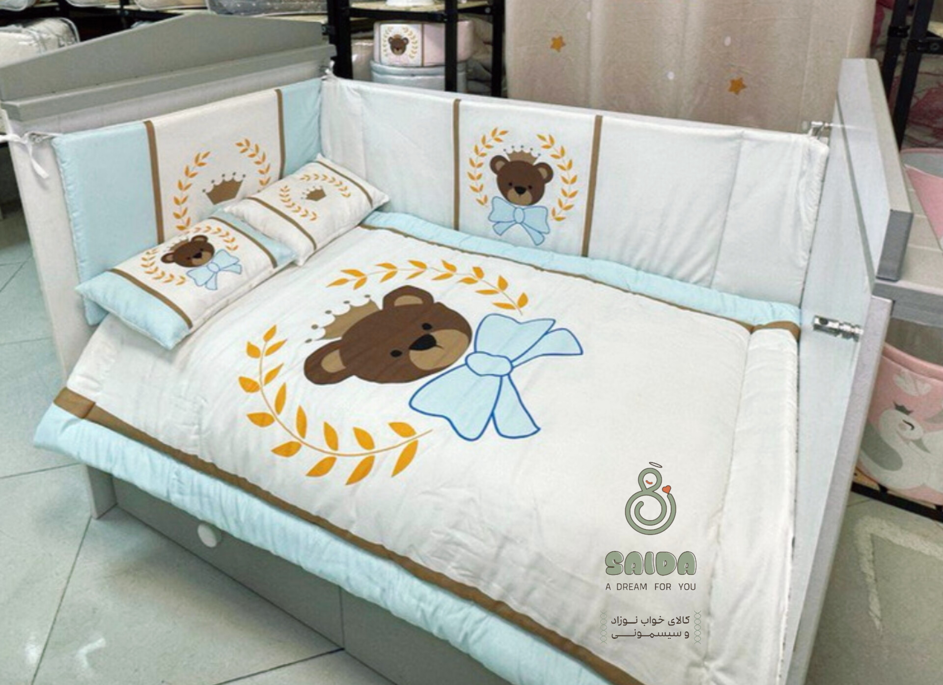 ست روتختی نوزادی طرح تدی